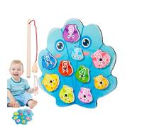 Game di magnetica - Fun Educational Magnetiic Fishiing Toy | Creative Shell Shape Color Matching Toyy Matching Toy Numbers Magnetic Game di | Magnetiic Fishiing Toyy for Kids Learning Play