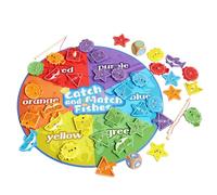 Game di Pesca a, Partita di Pesca Magnetica per Bambini,Pesca a Colore di Legno di Contatto con Il conteggio del conteggio | Numeri di Corrispondenza del Colore Che contano enigmi per i Ragazzini