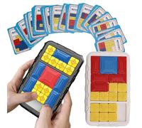 Game di scorrimento logico - gioco di plastica in plastica duro | Puzzle di apprendimento compatto con parti mobili, giocattoli creativi per i bambini per promuovere l'abilità di pazienza di risoluzio