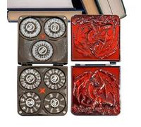 Game Dice - 7-in-1 Board Games With Magnetic Box | Spinner Dice Set | RPG Tabletop Accessories For Party, Travel, Home, Office, Holiday, Birthday, Weekend Fun For Adults, Teens And