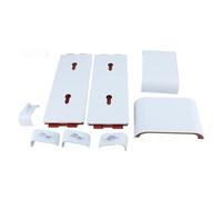 Game Discs Storage Tower, Porta Dischi Giochi, Grande Capacità e Montaggio Facile - Supporto Controller e Cuffie, Compatibile Series X S, Uso Verticale e Orizzontale (Rossa)