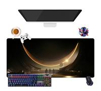 Game Dune Awakening - Tappetino per mouse lavabile gigante XL, presa antiscivolo + bordi rinforzati, superficie durevole per giochi, ufficio e casa (2, 35,4" × 15,7" × 0,12")