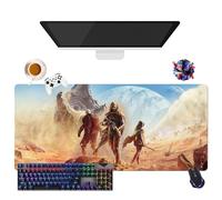 Game Dune Awakening - Tappetino per mouse lavabile gigante XL, presa antiscivolo + bordi rinforzati, superficie durevole per giochi, ufficio e casa (1, 35,4" × 15,7" × 0,12")