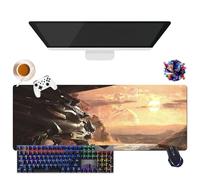 Game Dune Awakening - Tappetino per mouse per gamer XL, uso ufficio, studio e casa, base antiscivolo + superficie morbida (1, 31,5" × 11,8" × 0,12")
