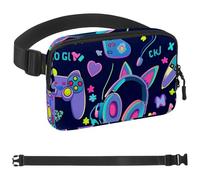 Game End Handle-1072 - Marsupio a tracolla per uomini e donne, borsa da cintura per viaggi, casual, passeggiate, corsa, escursionismo, ciclismo, multicolore, 4 x 23 x 15 cm, Multicolore,