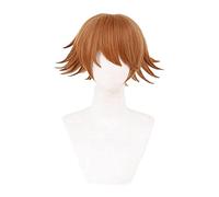 Game Fujisaki Chihiro Wig Cosplay Costume Brown Short Heat Resistant HairpieceFujisaki Chihiro