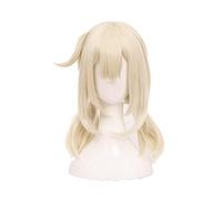 Game Genshin Impact Klee Cosplay Wig Blonde Ponytails Heat Resistant Synthetic Hair Anime Cosplay Wigs + Wig Cap