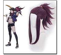 Game Girl KDA Team Ahri Cosplay Wig Soraka/Sindra KDA Akali Kaisa Evelynn Giochi di ruolo for capelli costumi di una taglia akali (Colore : Akali)