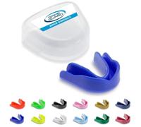 Game Guard paradenti/protezione gengivale - Paradenti/protezioni gengivali modellabili Colori a scelta - Adulto/Junior/Bambini/Bambini/Giovani - Approvato CE, Ottimo per sport scolastici, rugby hockey