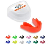 Game Guard paradenti/protezione gengivale - Paradenti/protezioni gengivali modellabili Colori a scelta - Adulto/Junior/Bambini/Bambini/Giovani - Approvato CE, Ottimo per sport scolastici, rugby hockey