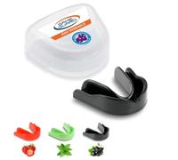 Game Guard paradenti/protezione gengivale - Paradenti/protezioni gengivali modellabili Colori a scelta - Adulto/Junior/Bambini/Bambini/Giovani - Approvato CE, Ottimo per sport scolastici, rugby hockey