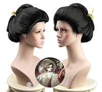 Game Identity V Red Butterfly Michiko Cosplay Wig Heat Resistant Synthetic hair Wigs For Halloween Party Costume