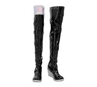 Game KDA Seraphine - Stivali per cosplay, in poliuretano, con tacco alto, per Halloween, cosplay