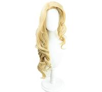 Game Magic Awakening Cassandra Warley Cosplay Wig 80cm Golden Long Wavy Wig Heat Resistant Synthetic Hair Halloween Party