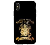 Game Master - Gioco da tavolo divertente per videogiochi, idea regalo Custodia per iPhone X/XS