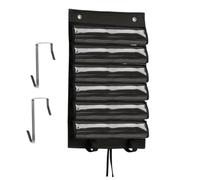 Game Mat Holder, Accessories Organizer, Storage Bag that Comes in 7 or 13 Holes with Transparent Slots, Convenient Display Solution for Family Gatherings Birthday Party Home Door Entertainment Setup