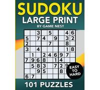 Game Nest Sudoku Large Print 101 Puzzles Easy to Hard (Tascabile)