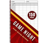 Game Night Score Keeping Notebook: 150 Simple Score Pads for Many Family Games | 6 x 9 Inches