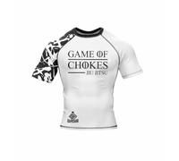 Game of Chokes BJJ Rashguard Grapple Kings MMA no gi Jiujitsu Grappling Brasiliano, Rosso, S