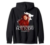 Game of Thrones Arya Stark Not Today Felpa con Cappuccio