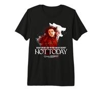 Game of Thrones Arya Stark Not Today Maglietta Premium