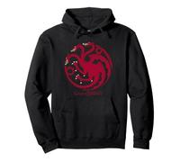 Game of Thrones Big Targaryen Sigil Felpa con Cappuccio