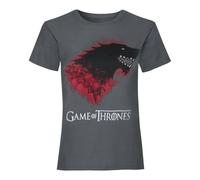 Game of Thrones Bloody Direwolf Maglietta Stark Donna (NS5633)