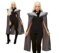 Game Of Thrones Donna Medievale Mantella Dragon Princess Adulti Vestito