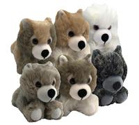 Game Of Thrones Esclusivo Peluche Direwolf Prono Cub Di 6 Pollici 6-Pack