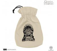 Game Of Thrones Ferro Throne Dadi Sacchetto, Beige Cotone Coulisse, Q-WORKSHOP
