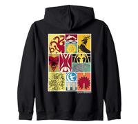 Game of Thrones House Sigils Squares Felpa con Cappuccio