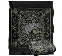 Game Of Thrones House Stark Coperta super morbida al tatto setoso - 152 x 127 cm