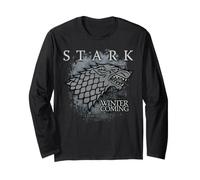 Game of Thrones House Stark Motto Maglia a Manica