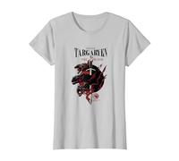 Game of Thrones House Targaryen Maglietta, Donna, Argento, XS