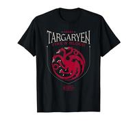 Game of Thrones House Targaryen Sigil Maglietta, Uomo, Nero, M