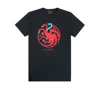 Game of Thrones Ice And Fire Dragons Maglietta Emblema Uomo (NS5288)