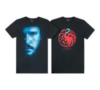 Game of Thrones Ice And Fire Dragons Maglietta Jon Snow Uomo Misura (NS7291)