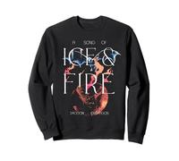 Game of Thrones Ice And Fire Drogon Versus Ice Dragon Felpa
