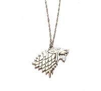 Game Of Thrones Il Trono di Spade Collana Stemma Casa Stark Lupo Serie Winter