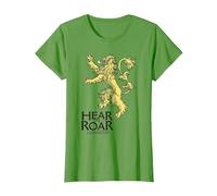 Game of Thrones Lannister Hear Me Roar Maglietta, Donna, Erba, XXL