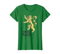 Game of Thrones Lannister Hear Me Roar Maglietta, Donna, Verde Mela, XL