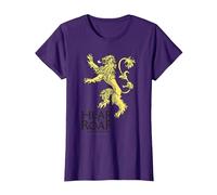 Game of Thrones Lannister Hear Me Roar Maglietta, Donna, Viola, XS