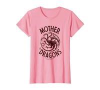 Game of Thrones Mother of Dragons Maglietta, Donna, Rosa, 3XL