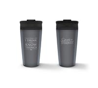 Game of Thrones MTM25358 - Tazza da viaggio in acciaio, 425 ml