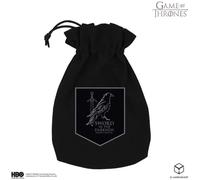 Game Of Thrones Night's Watch Sacca Per Dadi Nera Con Corda Q Workshop