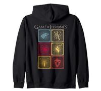 Game of Thrones Stacked House Sigils Felpa con Cappuccio