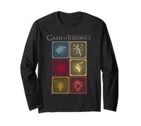 Game of Thrones Stacked House Sigils Maglia a Manica