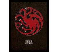 Game of Thrones Stampa incorniciata (Targaryen), 30 x 40 cm