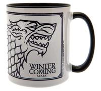 GAME OF THRONES (STARK) BLACK MUG