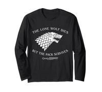 Game of Thrones Stark The Pack Survives Maglia a Manica